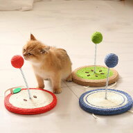 猫おもちゃ 一人遊び 猫じゃらし ねこじゃらし ボール お留守 据え置き 安定 転倒防止 キャット用 ストレ…
