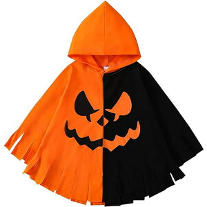 ハロウィン 仮装 ジャックオランタン かぼちゃ パンプキン コスチューム ぽんちょ 子供 キッズ 仮装 男の子 女の子 カボチャ 衣装 子供服 コスプレ 長袖