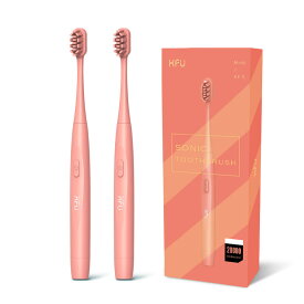 【少なくとも10％ポイント有り 10.2.10:00から10.9.01:59まで】SEAGO 電動歯ブラシ 2本セット 替えブラシ 8本 橙色 ブルー ソニックケア 電池式 120日間使用可能 IPX7防水 ホワイトニング 歯垢除去 ご家族へのギフト 電動歯ブラシ初心者にも適合