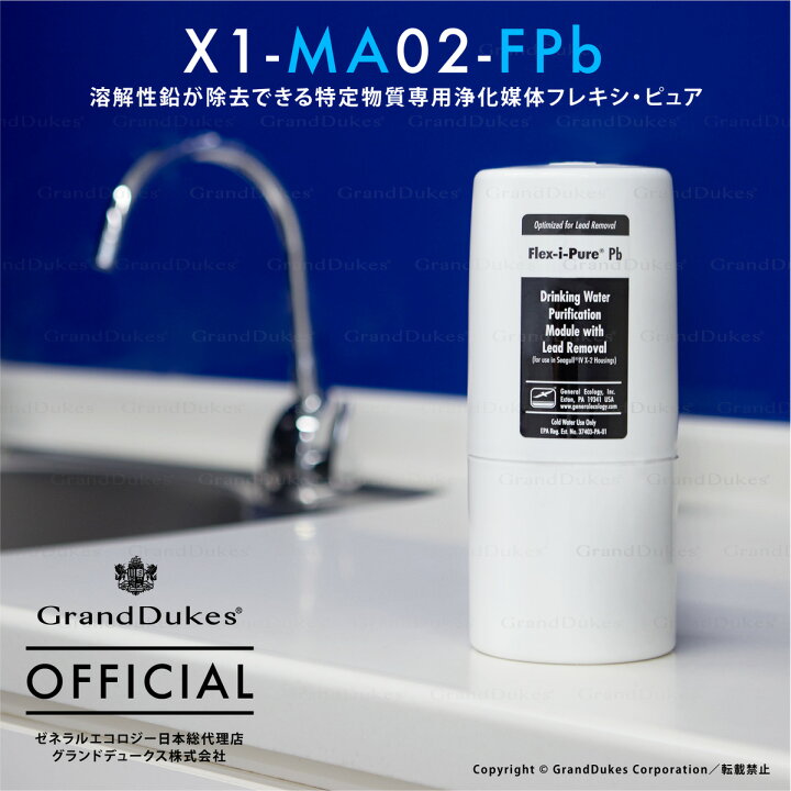 楽天市場】【シーガルフォー公式】 X1-MA02-FPb 水栓+浄水システム本体 