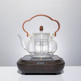 ポカロティー 耐ガラス ガラス急須 ティーポットフルーツティー リーフティー 湯沸 水注 ガラス 茶入 茶注 工芸品和食器耐熱ガラス 直火対応 大容量 bl15