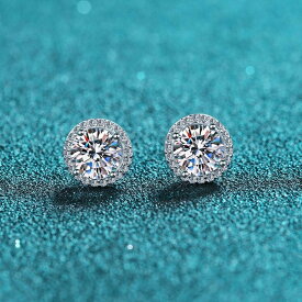 ピアス モアサナイト 0.5ct 1ct 2ct シルバー925 人工ダイヤモンド モアッサナイト ギフト 普段使い 耳飾り 入学式 卒業式 パーティー 結婚式 プレゼント med04