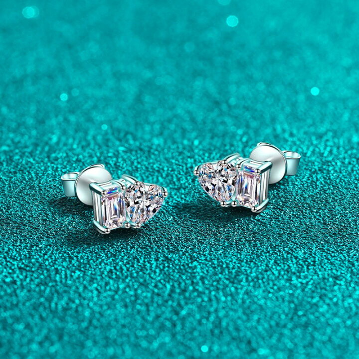 楽天市場】ピアス モアサナイト 2ct シルバー925 シルバー 人工 