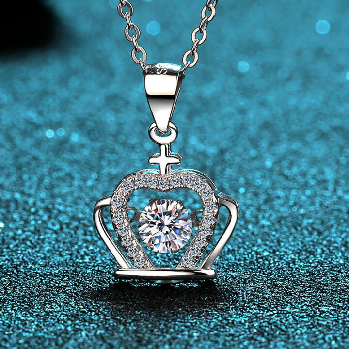 楽天市場】モアサナイト ネックレス 0.5ct シルバー925 ペンダント 
