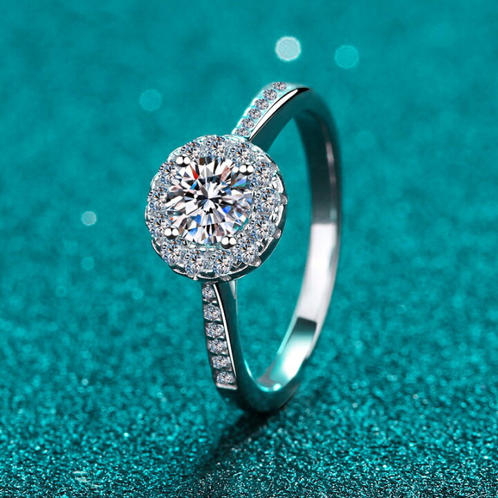 楽天市場】リング 指輪 モアサナイト 0.3ct 0.5ct 1ct 2ct シルバー925  