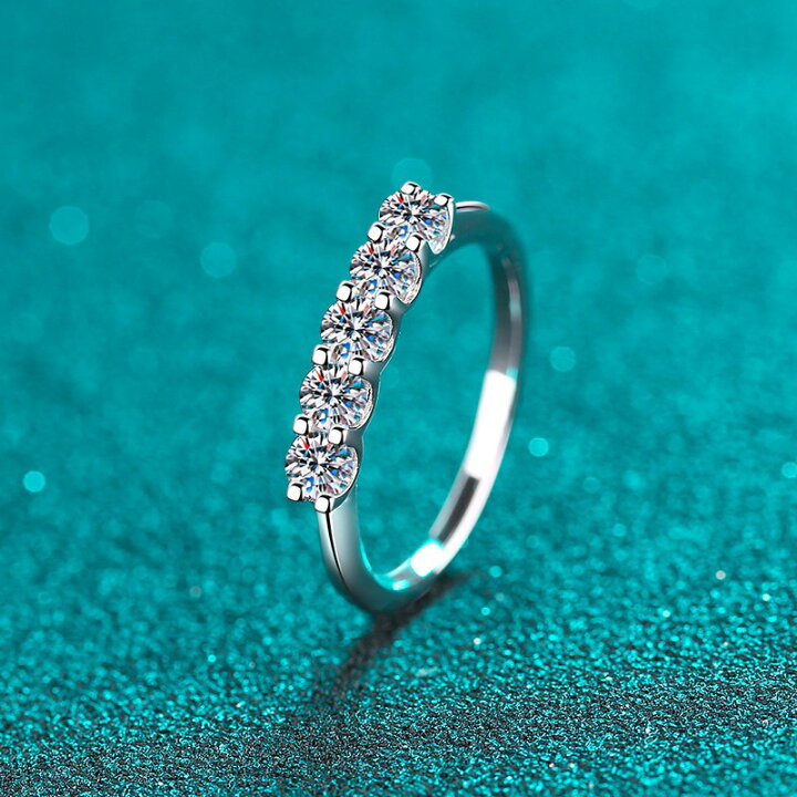 楽天市場】リング 指輪 モアサナイト 0.5ct シルバー925 人工 