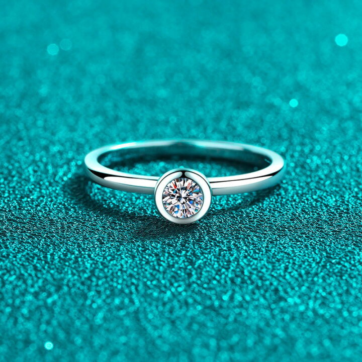 楽天市場】リング 指輪 モアサナイト 0.3ct シルバー925 人工  
