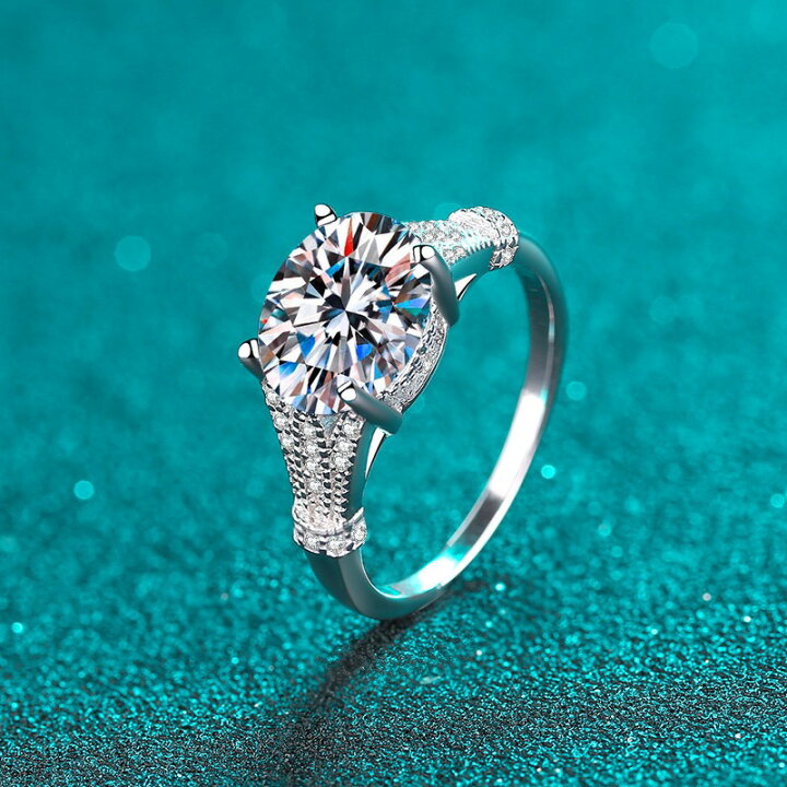 楽天市場】リング 指輪 モアサナイト 3ct シルバー925 人工 