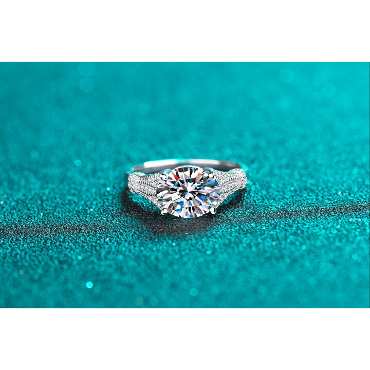 楽天市場】リング 指輪 モアサナイト 3ct シルバー925 人工 