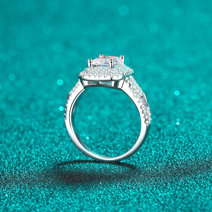 楽天市場】リング 指輪 モアサナイト 2ct シルバー925 人工 