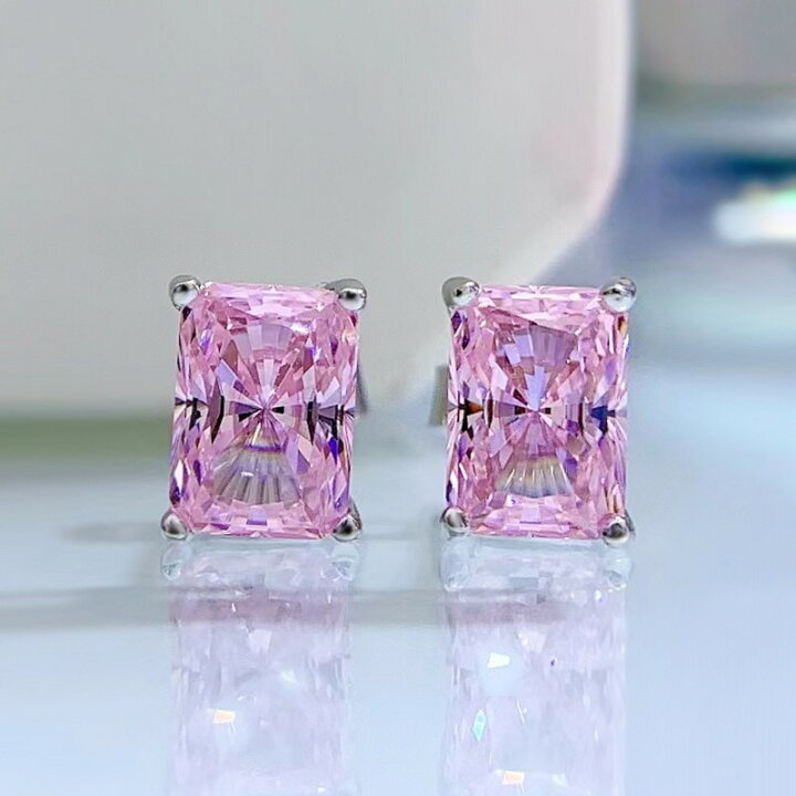 楽天市場】ピアス 両耳用 人工ダイヤモンド シルバー925 人工ダイヤ 
