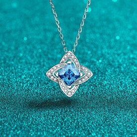 モアサナイト ネックレス 1ct シルバー925 ペンダント レディー 普段使い 冠婚葬祭 ネックレス モアッサナイト 卒業式 人工ダイヤモンド ネックレス プレゼントパーティー mxl126