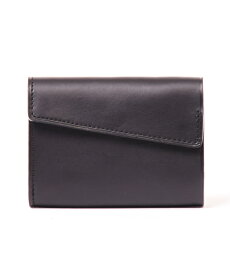 TRIFOLD WALLET ／ vegetable tanned leather コンパクト 三つ折り財布 ベジタブルタンニンレザー 人気 薄い 日本製 黒 プレゼント ギフト