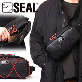 【P10倍 6/5限定】 ボディバッグ メンズ Elastic Bodybag 旅行用 SEAL シール ブランド バッグ バイク ショルダーバッグ 防水 耐水 廃タイヤ タイヤチューブ 軽量 日本製 黒 プレゼント ギフト