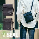 【P5倍 7/11まで】 キスロック スクエアショルダーバッグ メンズ がま口 SEAL シール ミニショルダーバッグ 防水 廃タイヤ タイヤチューブ 人気 日本製 黒 プレゼント ギフト