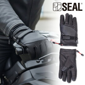 【P10倍 ラスト26h】SEAL グローブ for Touch メンズ 本革 防水 スマートフォン対応 レザー 防寒グローブ 防寒手袋 バイク 春 秋 冬 自転車 導電糸 通勤 通学 キャンプ 釣り 手袋 暖かい 日本製 ブラック
