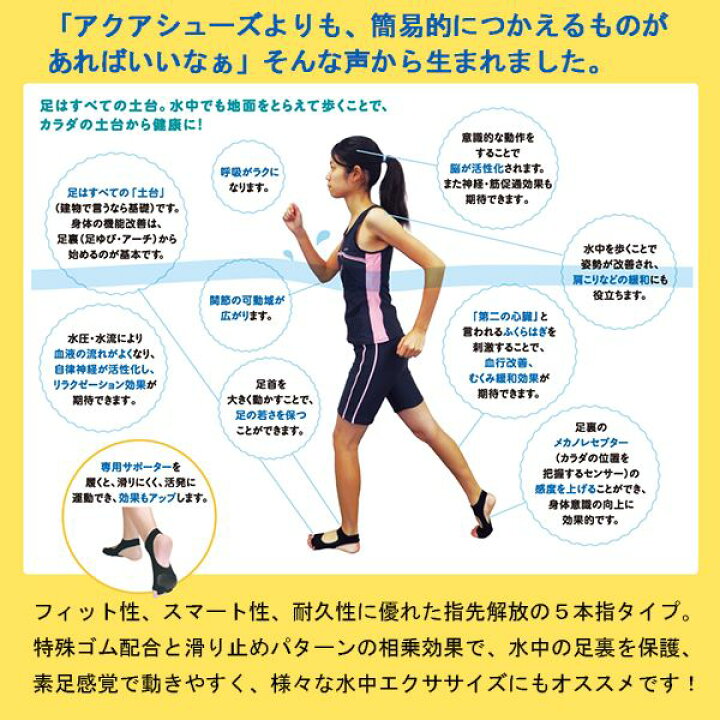 楽天市場 パケット便送料無料 Aqua Run アクア ラン プールエクササイズ専用サポーター 水中ウォーキング ダイエット Aqa 1 ｓｅａｌａｓｓ