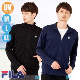 【あす楽】(パケット便送料無料)FILA フィラ メンズ ジャージ スタンドジャケット UVラッシュガード フィットネス/アウトドアウェア 447-350