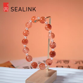 ＼期間限定！クーポン発行中！／SEALINK 西泠印社 氷飄映雪白水晶ブレスレット「金運」｜財を招く天然エネルギージュエリー