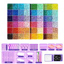 【超大量32800粒】アイロンビーズ セット アクセサリー材料キット同梱｜2.6mm ビーズ カラー選べる(24色/48色/72色)｜…