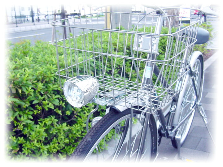 自転車 ライト カゴ
