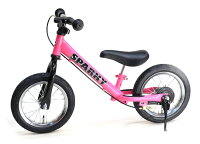 【組立済】【4色から選べる】ブレーキ付ゴムタイヤ装備ペダルなし自転車キッズバイクSPARKYバランスバイク足けり乗用足こぎ自転車トレーニングバイクキックバイク三輪車