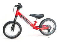 【組立済】【4色から選べる】ブレーキ付ゴムタイヤ装備ペダルなし自転車キッズバイクSPARKYバランスバイク足けり乗用足こぎ自転車トレーニングバイクキックバイク三輪車