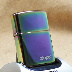 Zippo：2010年製　#151ZL：不思議な輝き　スペクトラム/Zippoロゴ入り