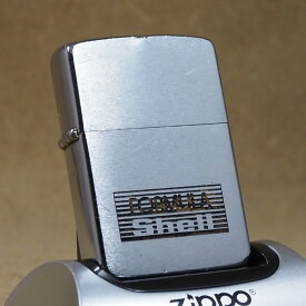 Zippo：1985年製　FORMULA Shell（フォーミュラシェル）　ビンテージジッポーライター 【現品のみ】 【200FB】【彫刻】 【中古】【USA】【ジッポ】【IT企業】【キャリア】【プレゼント】