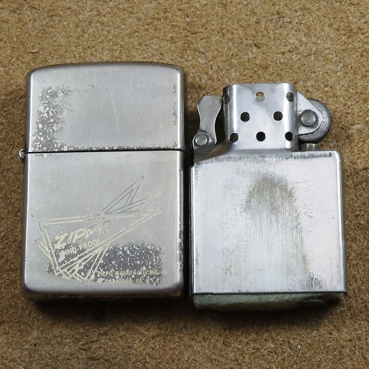 楽天市場】Zippo：1987年製 Zippoロゴ日本仕様ボトム斜体ロゴ 