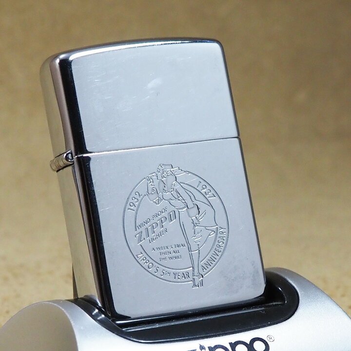 楽天市場】Zippo：1991年製USED ウィンディ 5Years Aniv.レプリカ 