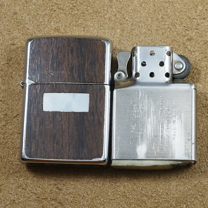 楽天市場】Zippo：1976年製USED ウッドグレイン ビンテージ ジッポー 