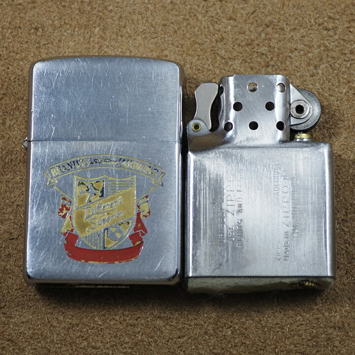 楽天市場】Zippo：1960年製USED 航空会社BRANIFT AIRWAYS ビンテージ 