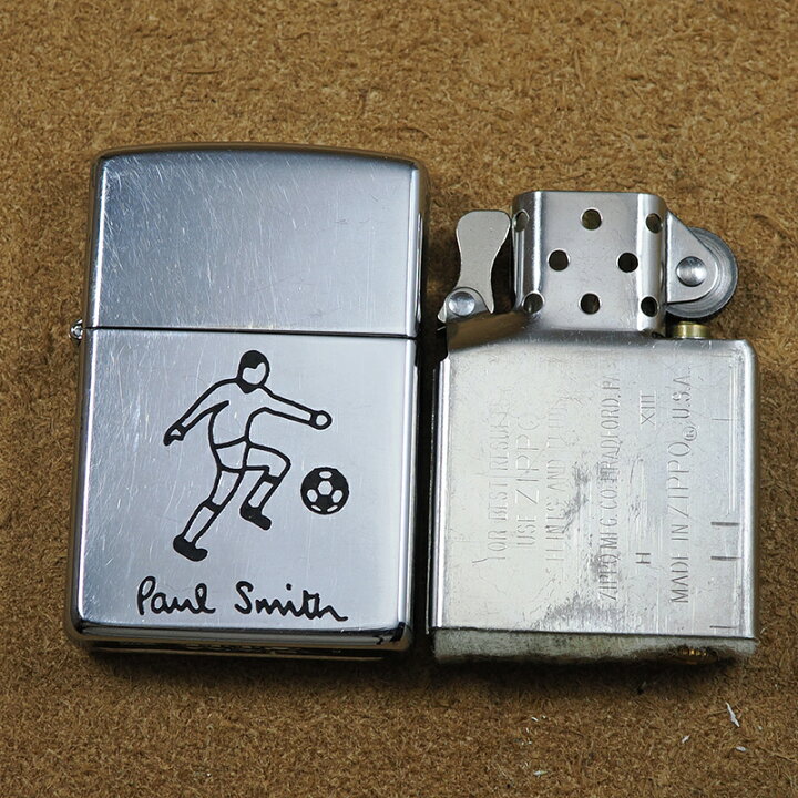 楽天市場】Zippo：1997年製USED ZIPPO ポールスミス/サッカー ジッポー 