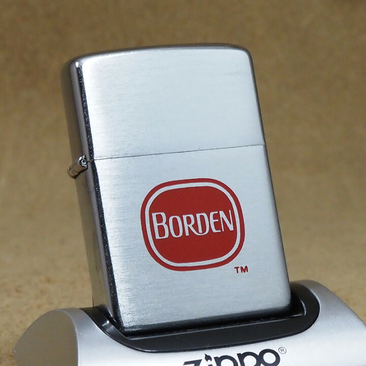楽天市場】Zippo：1974年製未使用品 BORDEN（ボーデン) クローム 