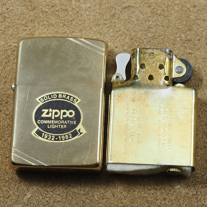 楽天市場】Zippo：1982年製未使用品 Zippo社創業50周年 COMMEMORATIVE 
