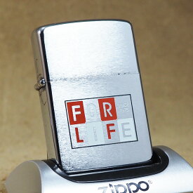 Zippo：1981年製未使用品　FOR LIFE（フォーライフレコード）　ジッポーライター 【現品のみ】【音楽】【小室等】【吉田拓郎】【井上陽水】【泉谷しげる】【CBSソニー】【プレゼント】【送料無料】