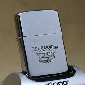 1988年製ビンテージZippo（ジッポーライター）　　PHLIP MORRIS 50’s motor show