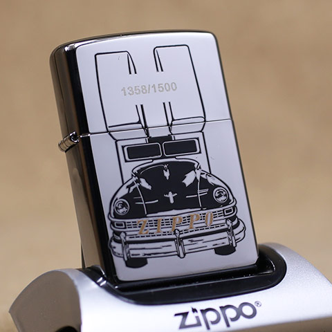 激安挑戦中 ジッポーライター 未使用 デッドストック 最大73%OFFクーポン Zippoカー 2008年製未使用品Zippo 1500個限定SNナンバー入り
