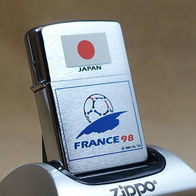 1997年製未使用品Zippo/ジッポーライター　サッカー/フランスワールドカップ98/JAPAN