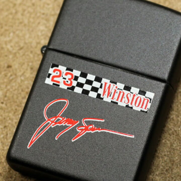 楽天市場】2000年製Zippo モータースポーツ Winston/23/横デザイン 