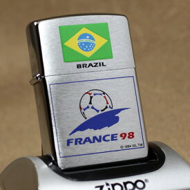 1997年製Zippo　 ワールドカップ'98 フランス　ブラジル