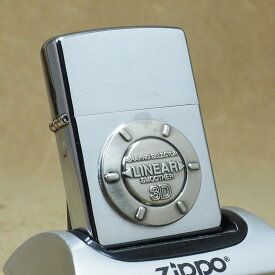 2001年製　未使用品　Zippo　松下電工株式会社　リニアスムーサー3D　　ジッポー　ライター　箱付　デットストック