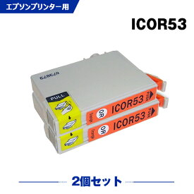 送料無料 ICOR53 オレンジ お得な2個セット エプソン用 互換 インク (IC53 PX-G5300 IC 53 PXG5300) あす楽 対応