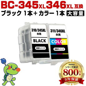 BC-345XL BC-346XL 2本セット 大容量 キヤノン用 詰め替え インク 互換 高品質 純正と同じ容量 3年保証付き 染料 PIXUS TS3330 PIXUS TS203 PIXUS TS3130 PIXUS TS3130S TR4530