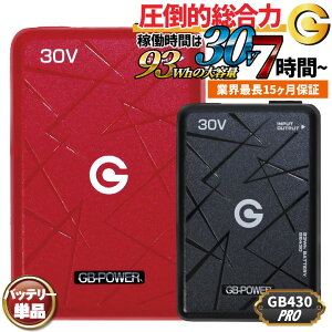 [�����o��] ���M�W���p�� 30V�o�b�e���[Pro �P�i 123���b�g�� 93wh �󒲍�ƕ� �t�� �����Y ���f�B�[�X ��ƒ� �A�E�g�h�A ������ �M���Ǒ΍� �����΍� �u���b�N ��ƌ��� GB-POWER ������� ���傤