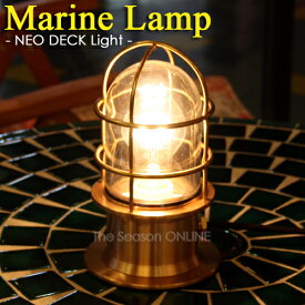特別商品【Marine Lamp】マリンランプ・ネオデッキライト（ゴールド・シルバー）電球付き