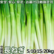 長ねぎ 業務用 5kg（約40本入）Lサイズ｜日付指定＆定期購入可｜中国産 白ネギ｜太くて長さが均一で扱い…