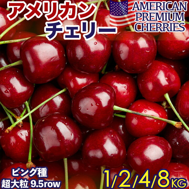 楽天市場】【スーパーSALE】アメリカンチェリー 超大粒 9.5row 空輸 