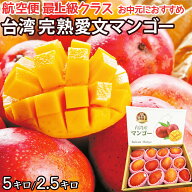 完熟台湾マンゴー 特選アップルマンゴー 5kg 2.5kg 化粧箱入り 大玉 中玉｜空輸直送 最上級クラス 台湾産…